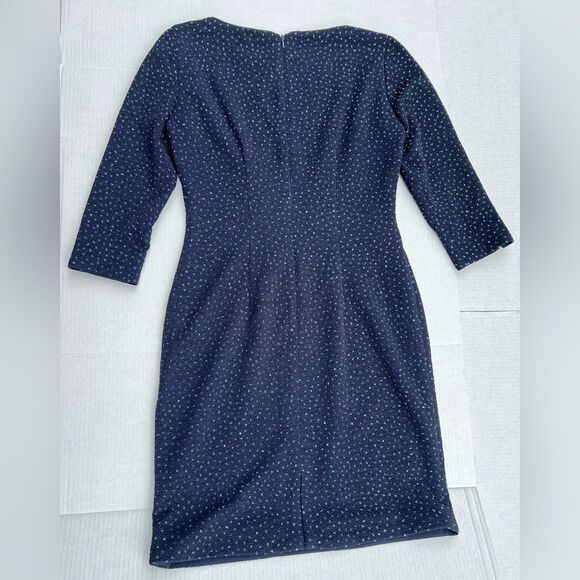 David Warren Blue Sparkle Night Out Dress 4 - Picture 6 of 7